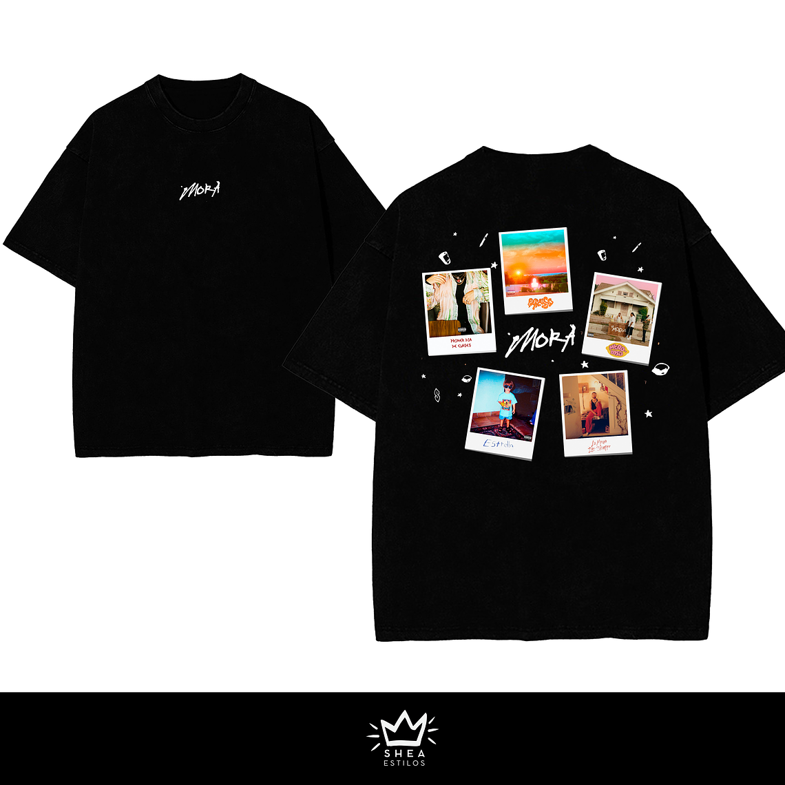 Polera Álbumes Mora Oversize  1