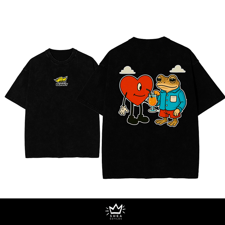 Polera Basica Bad Bunny  2