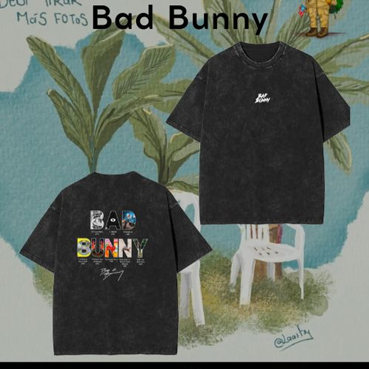 Baby tee POLERA BAD BUNNY ALBUMES 1