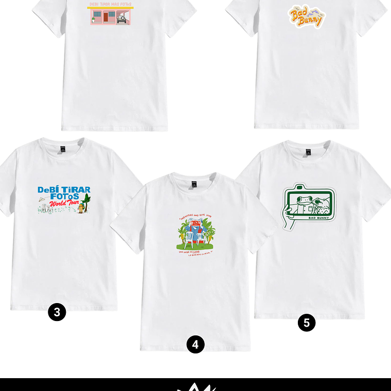 POLERAS BASICAS BAD BUNNY ELECCION 1