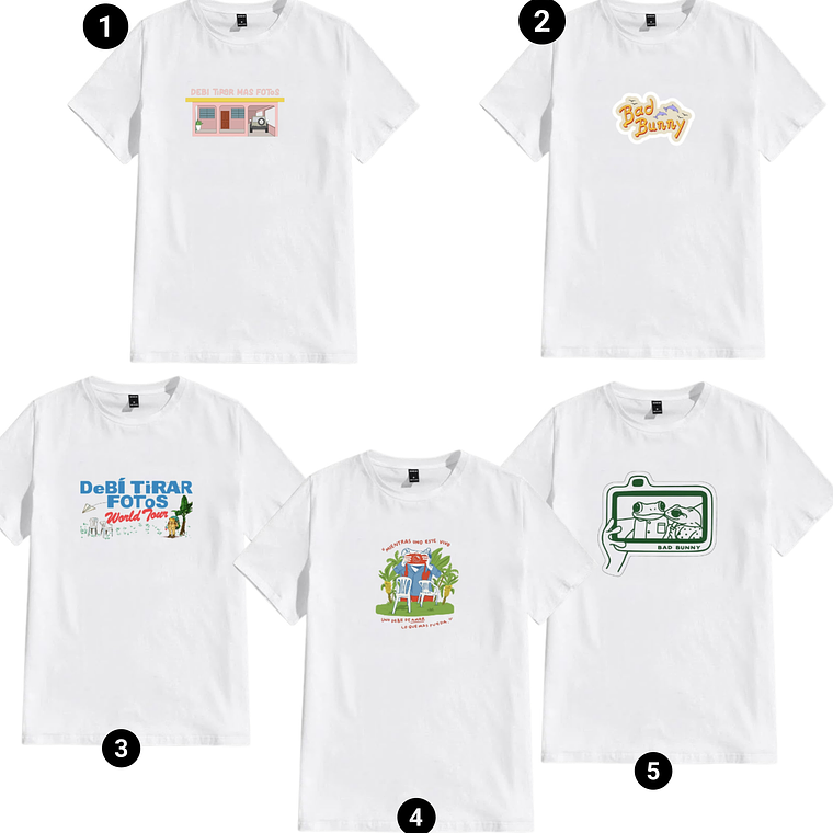 POLERAS BASICAS BAD BUNNY ELECCION 1