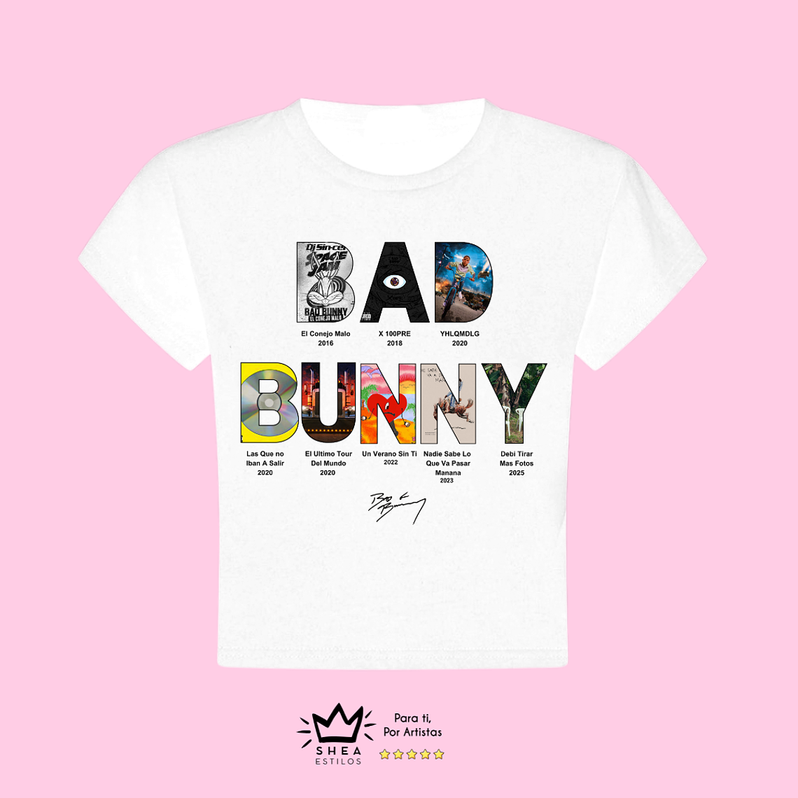 Polera colección Bad Bunny  4
