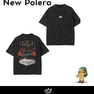 POLERA UN APLAUSO PA MAMI Y PAPI