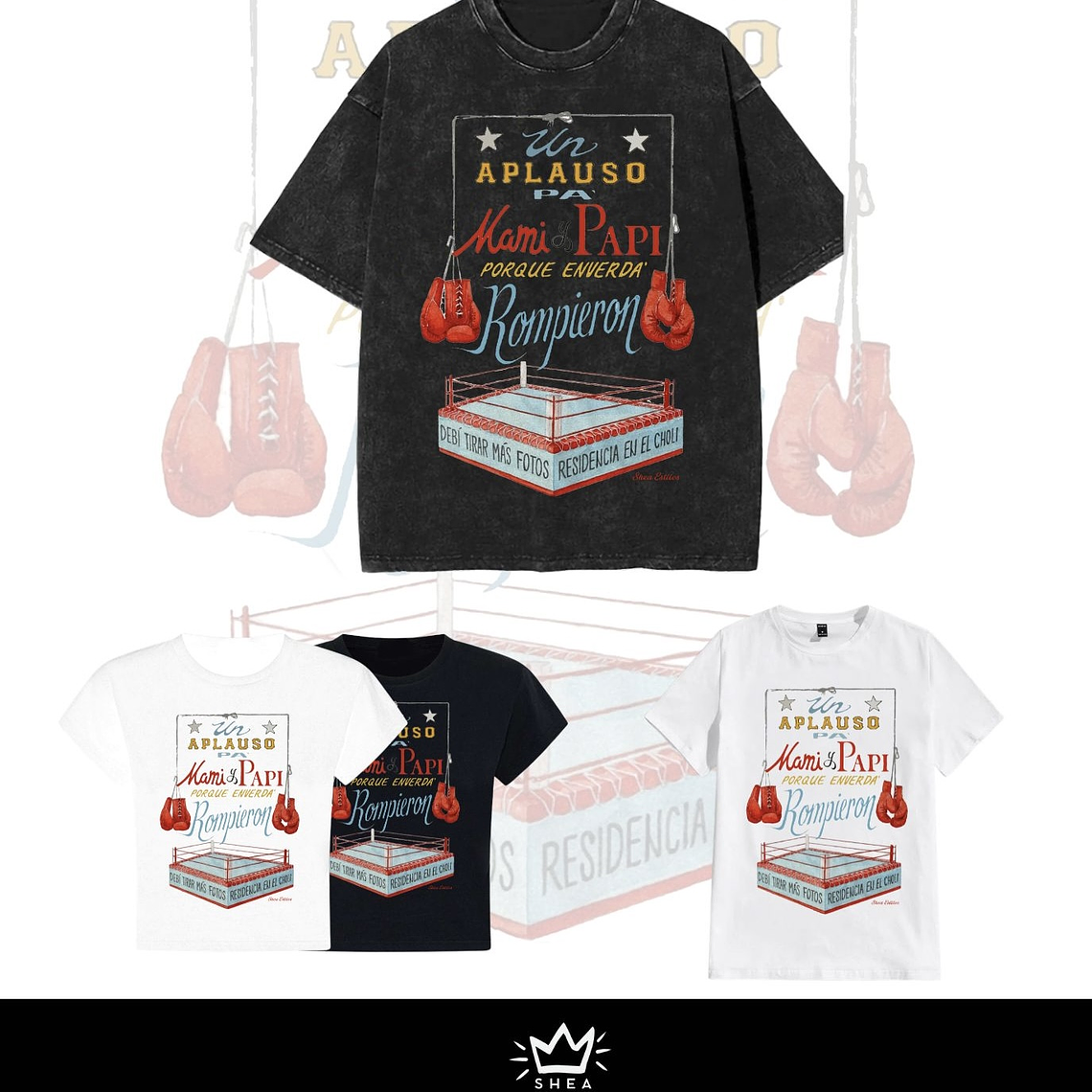 POLERA UN APLAUSO PA MAMI Y PAPI POR ADELANTE 1