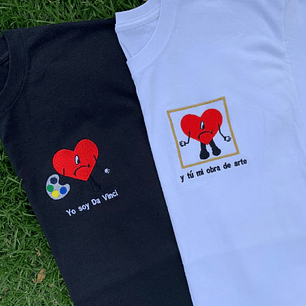 Polera dúo 14 febrero bad bunny