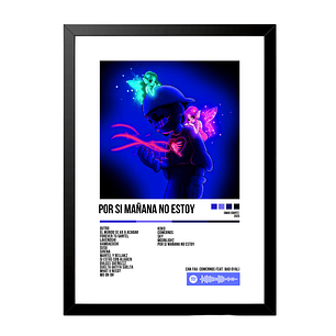 Cuadro Por si Mañana No Estoy Omar Courtz