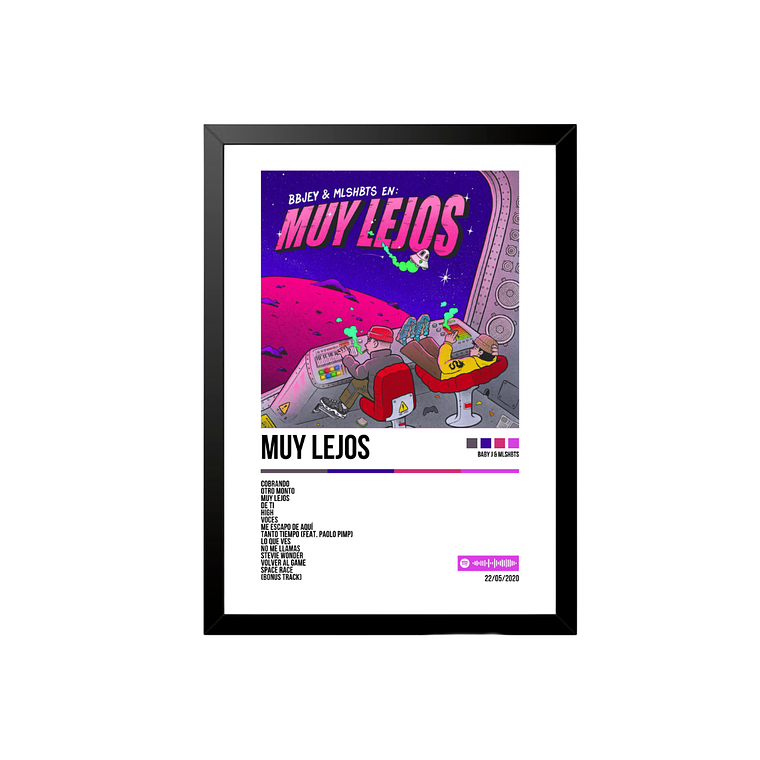 Póster + Cuadro MUY LEJOS BABY J & 1