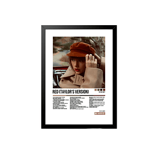 Póster + Cuadro RED (TAYLOR'S VERSION)