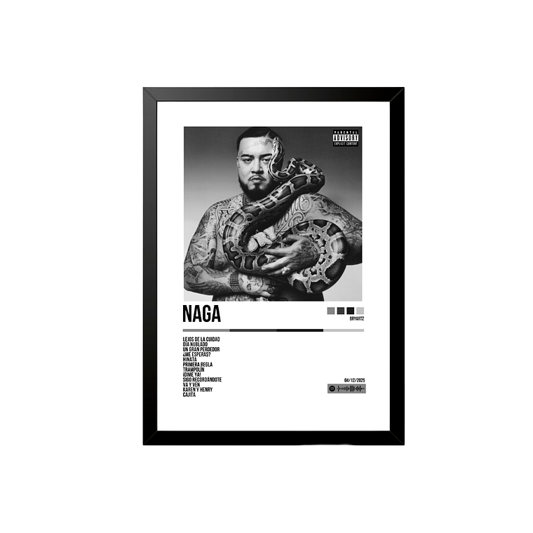 Póster + Cuadro NAGA BRYARTZ 1