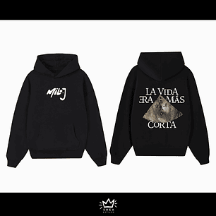 Poleron Milo J la vida era mas corta (NEGRO O BLANCO