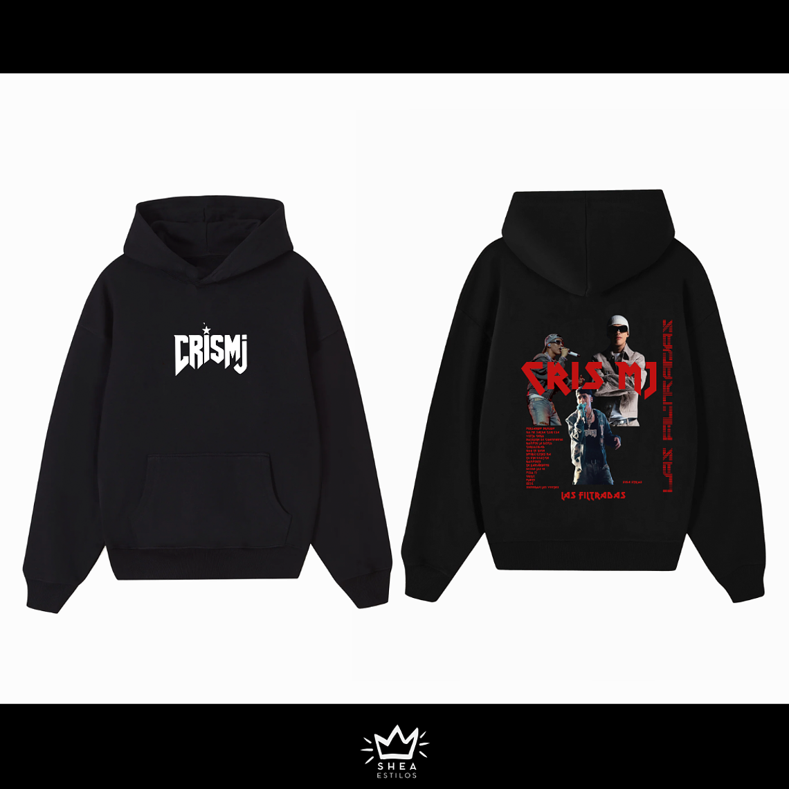 HOODIE CRIS MJ LAS FILTRADAS 1