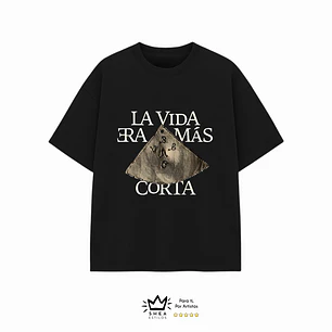 Polera Milo J  la vida era mas corta 