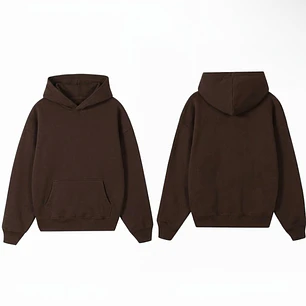 Poleron Básico Café Oscuro 