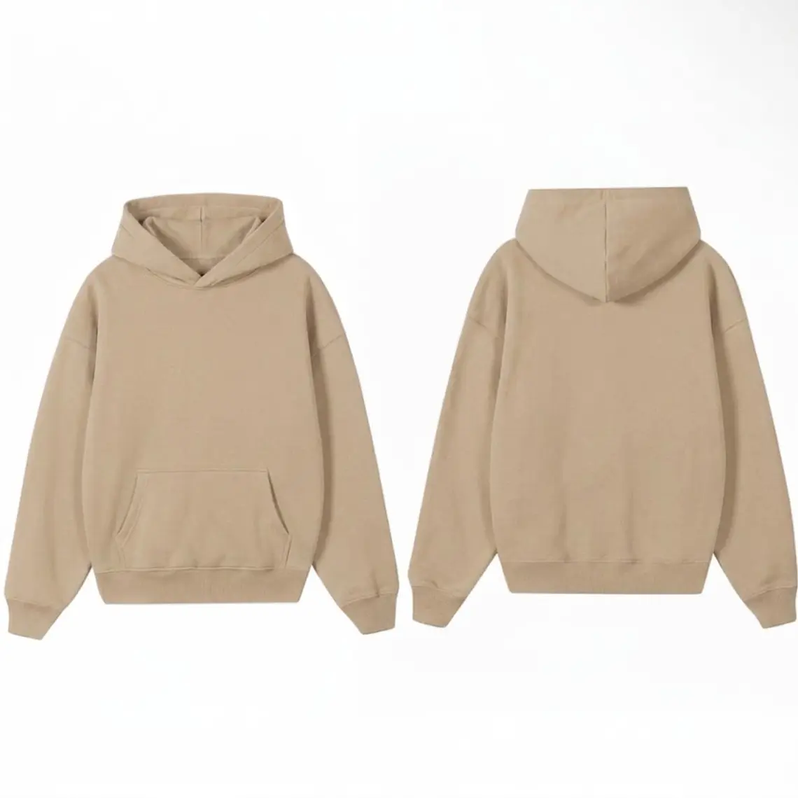 Poleron Básico Beige  1