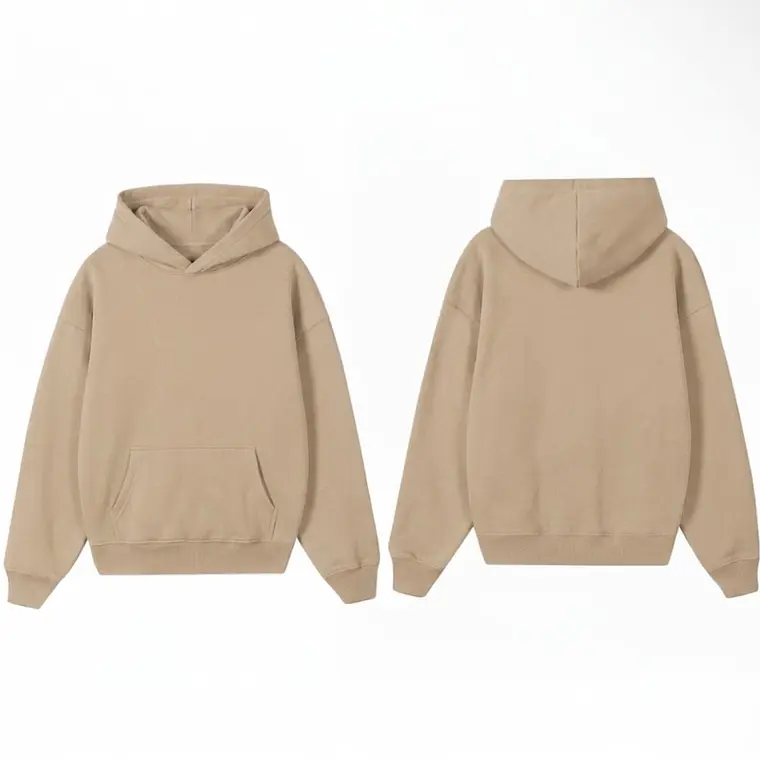 Poleron Básico Beige  1