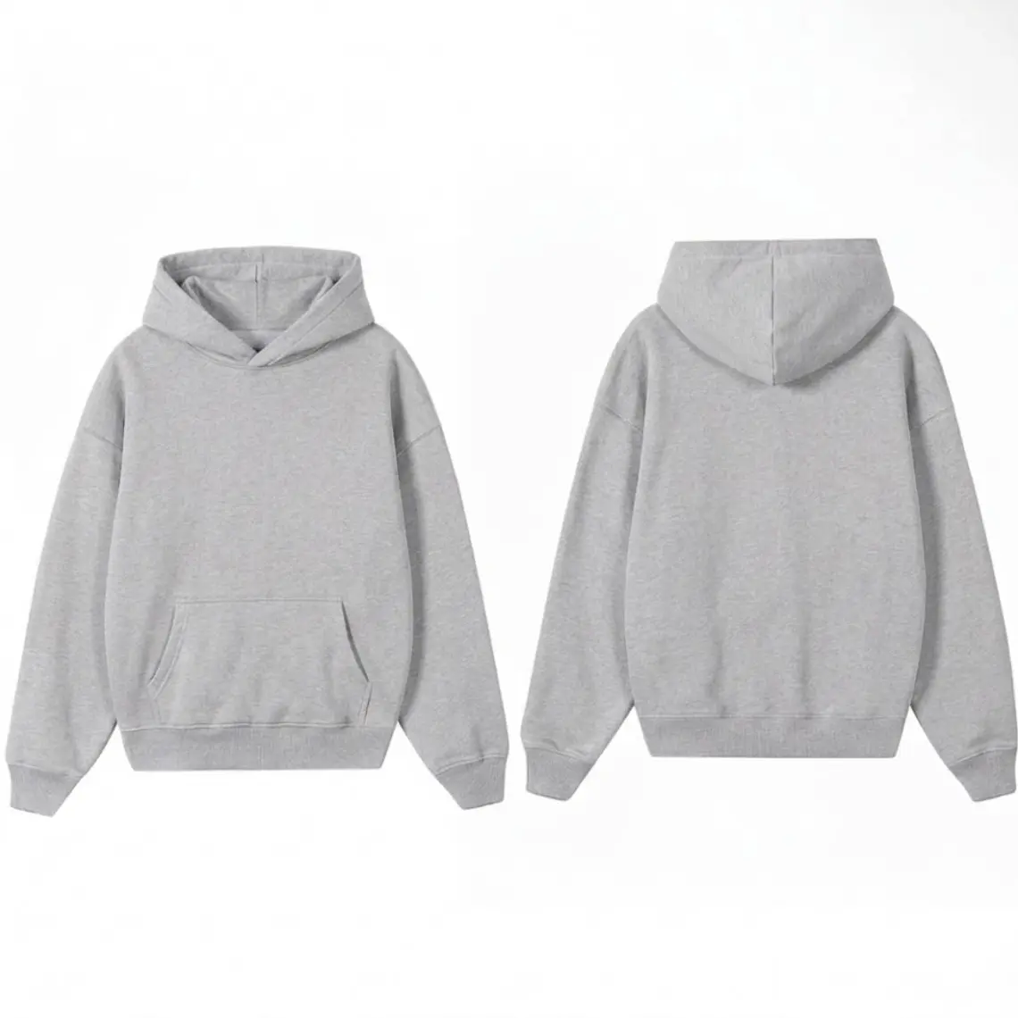 Poleron Básico Gris  1