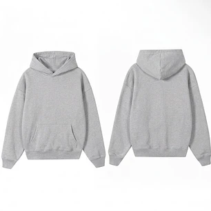 Poleron Básico Gris 