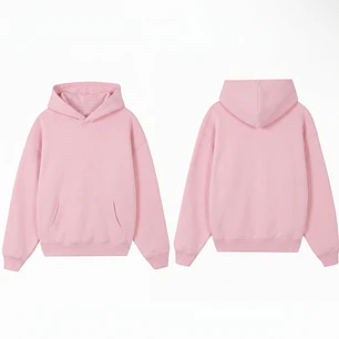 Poleron Básico Rosado Palo