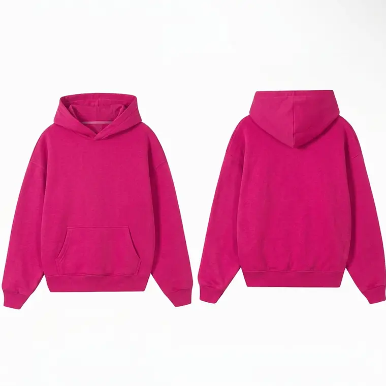 Poleron Básico Fucsia  1