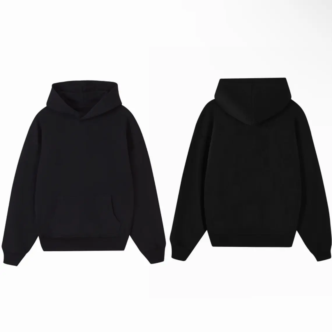 Poleron Básico Negro 1