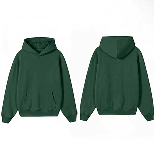 Poleron Básico Verde Oscuro 