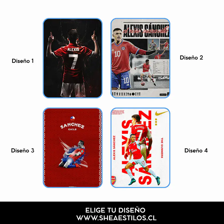 Cuadro de Alexis Sanchez  2