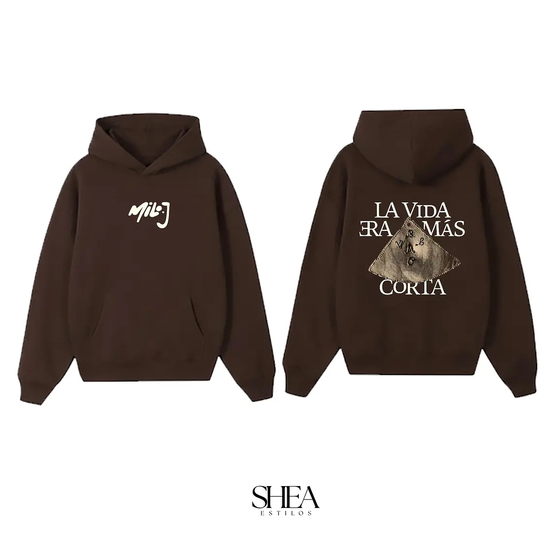 Hoodie Cafe Milo J La Vida es más corta  1