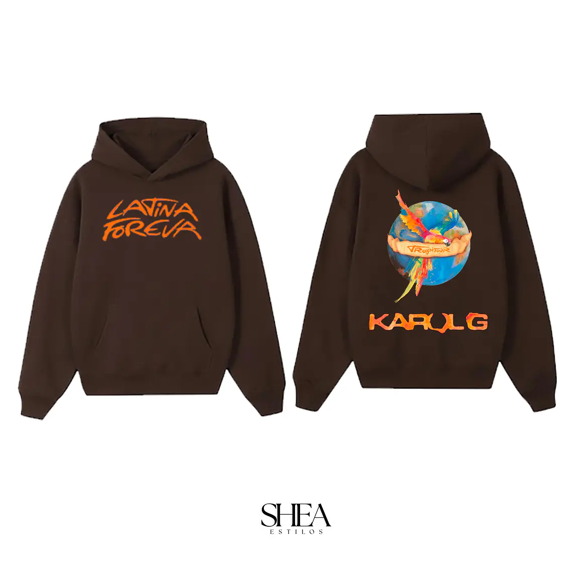 HOODIE LATINA FOREVA CAFÉ  1
