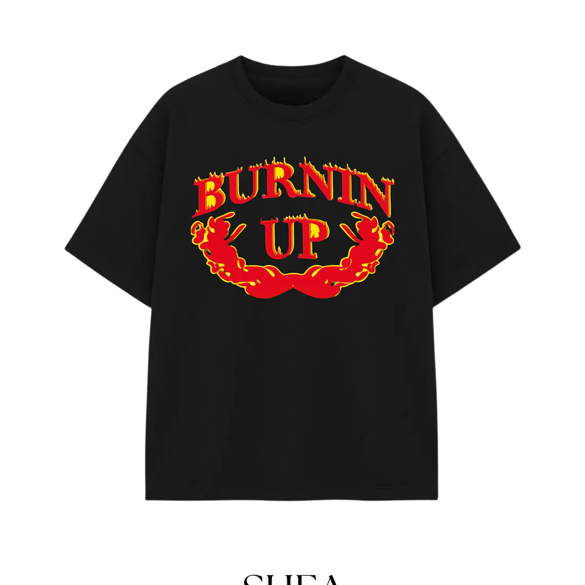 Polera Jonas Brother Basica Burnin up  1