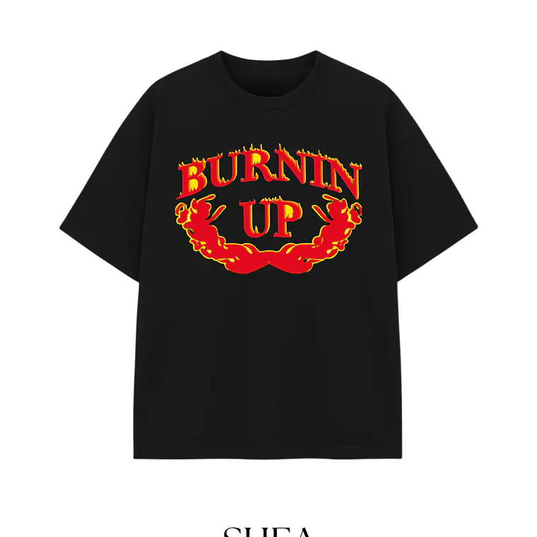 Polera Jonas Brother Basica Burnin up  1
