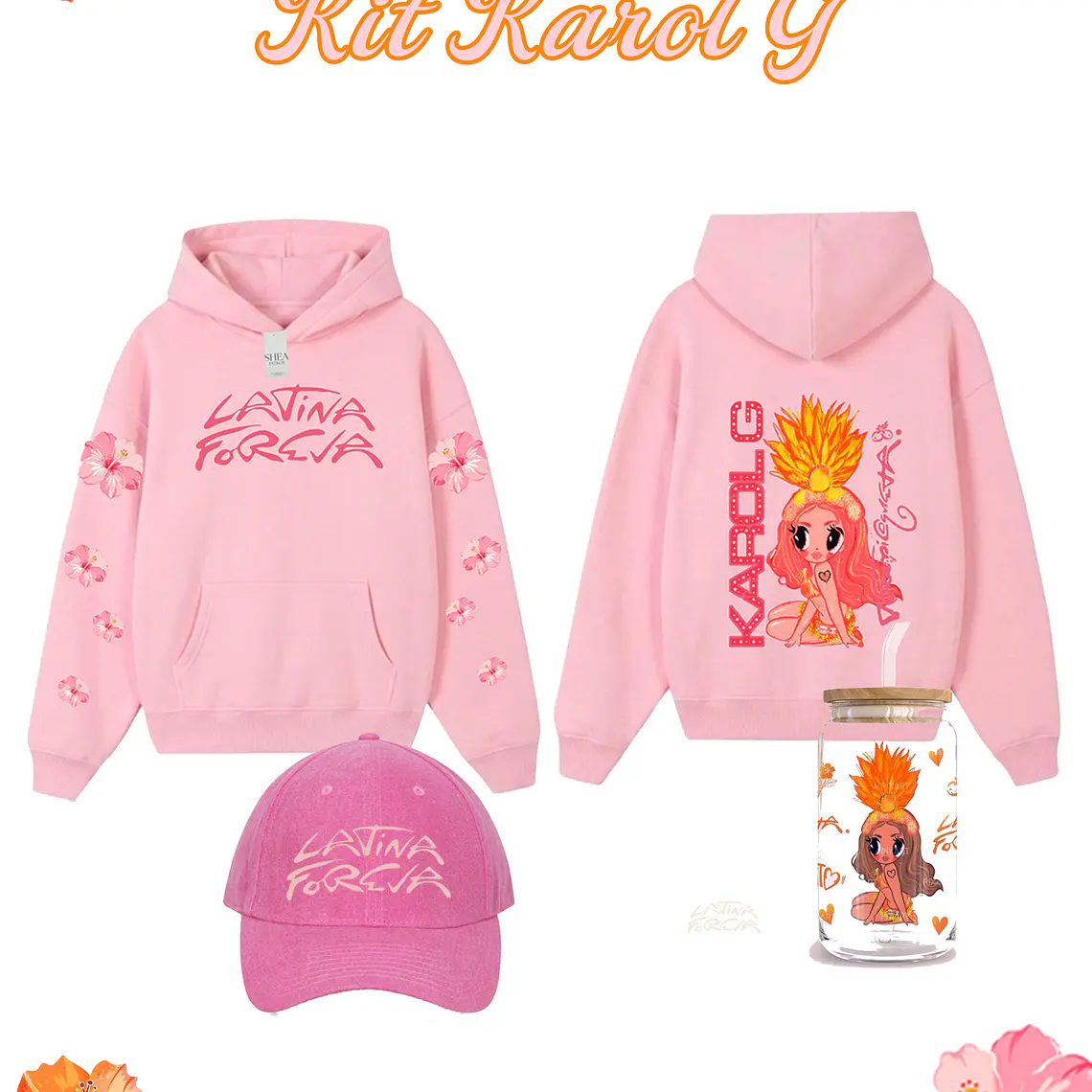 Kit Poleron + Jockey + vaso Karol G  1