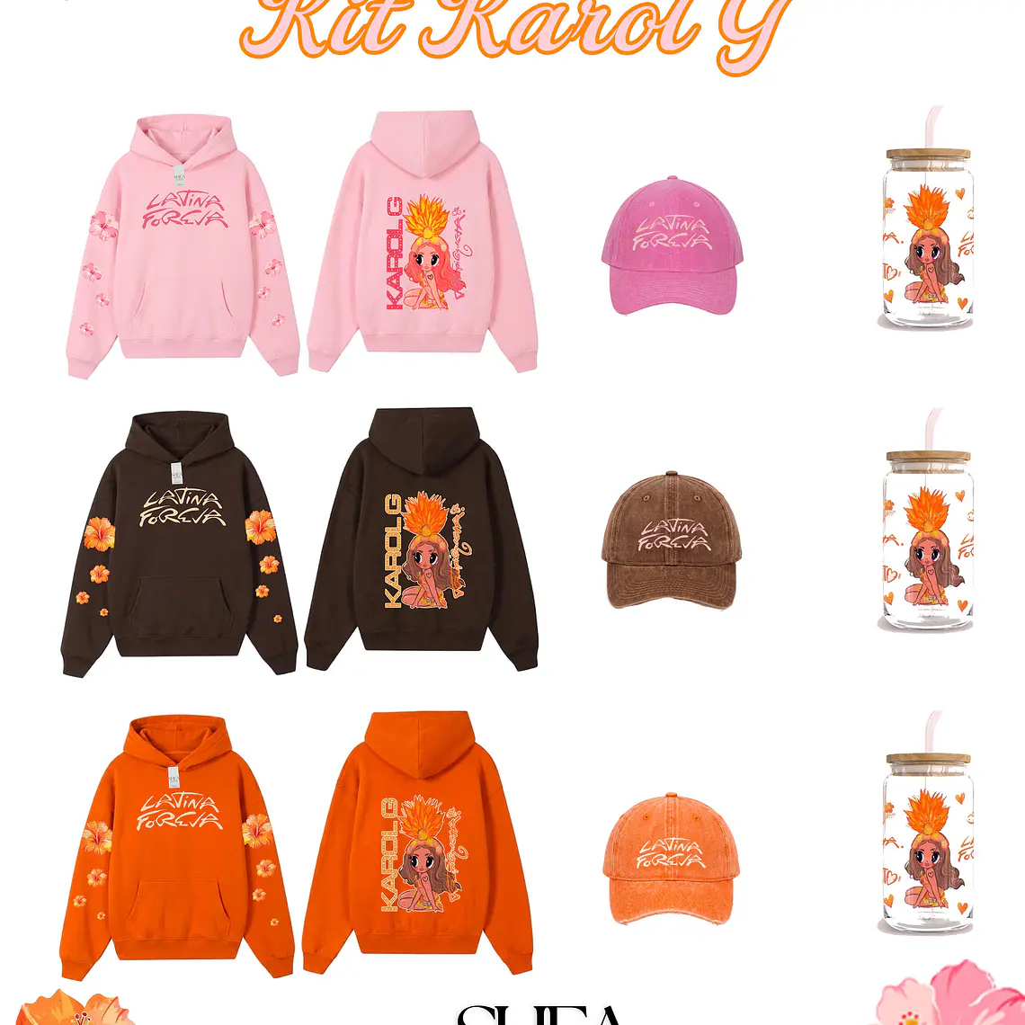 Kit Poleron + Jockey + vaso Karol G  2