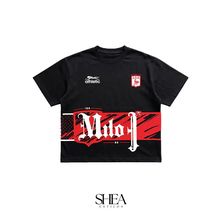 Polera Camisa Milo J Algodón da athlelic 2