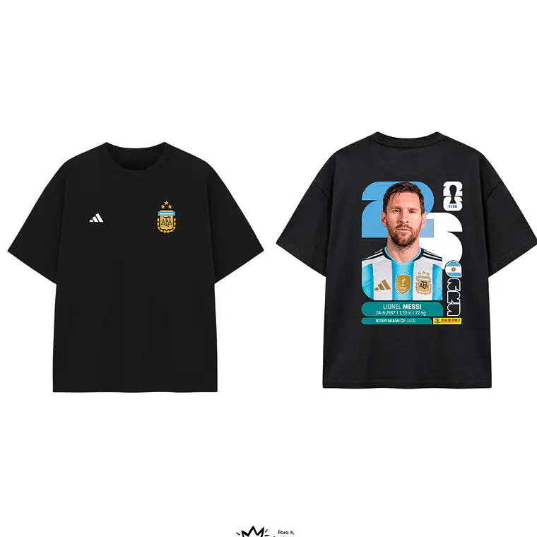 Camisa Álbum Messi  1