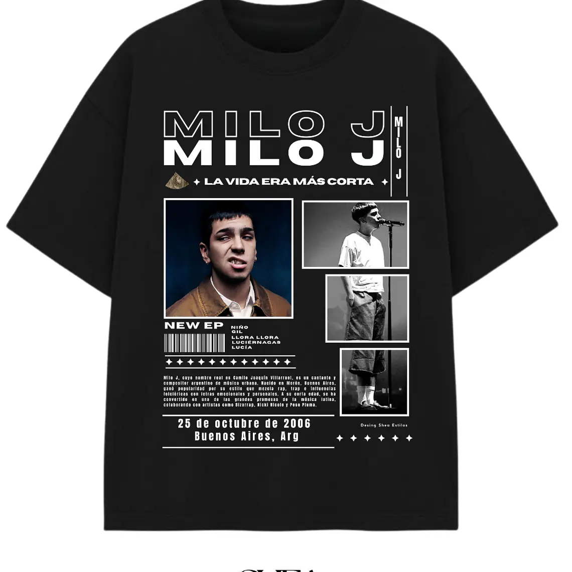 Polera Milo J Desing Shea Estilos  1