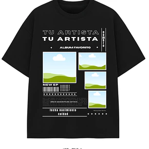 Polera Artista Personalizable 
