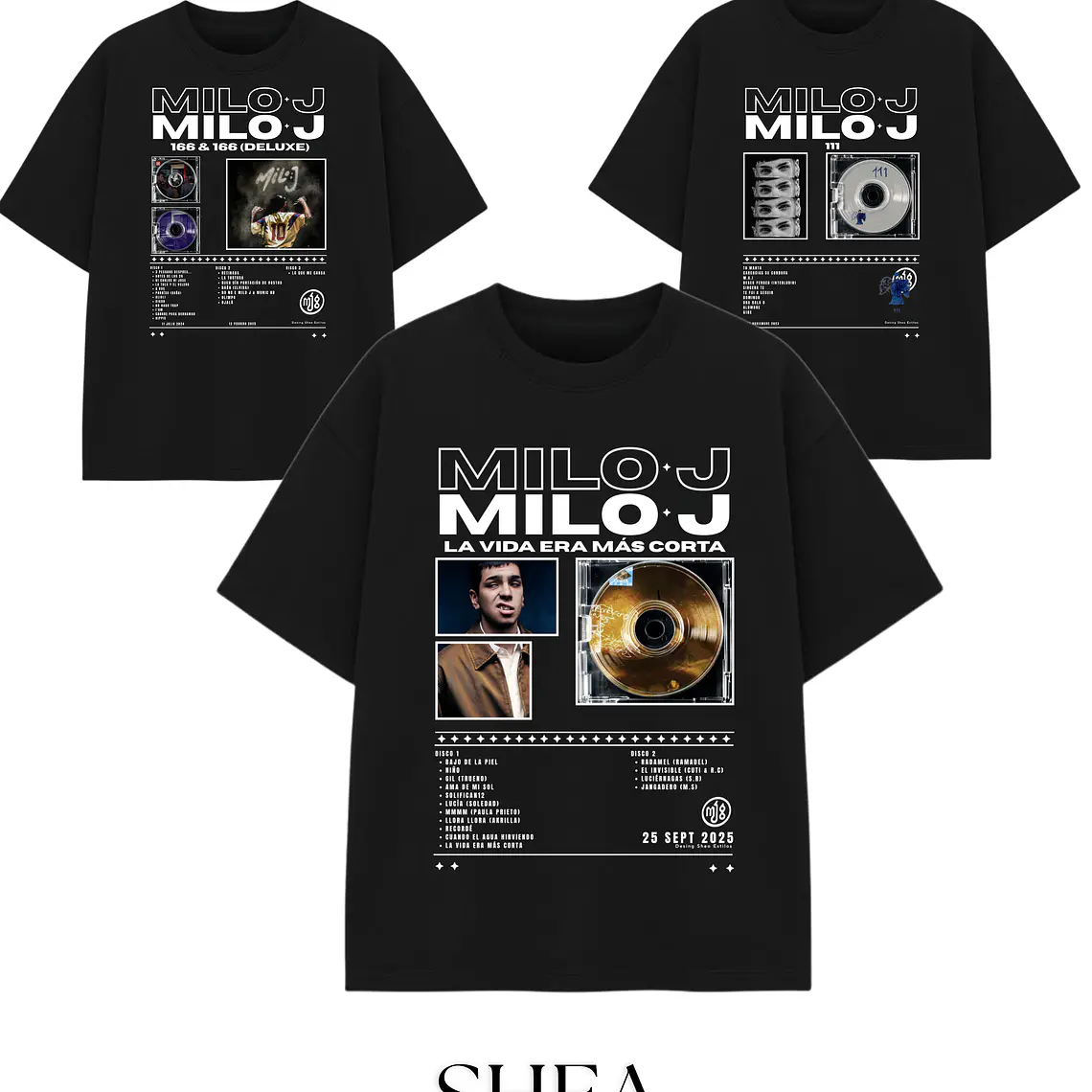 Polera Milo J (111 - 166 - La Vida Era Mas Corta) 1