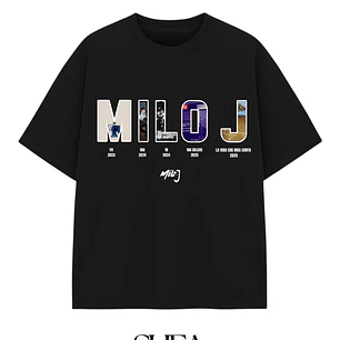 Polera albumes milo j 