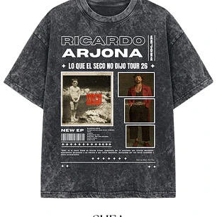 Polera Ricardo Arjona Acid Wash 