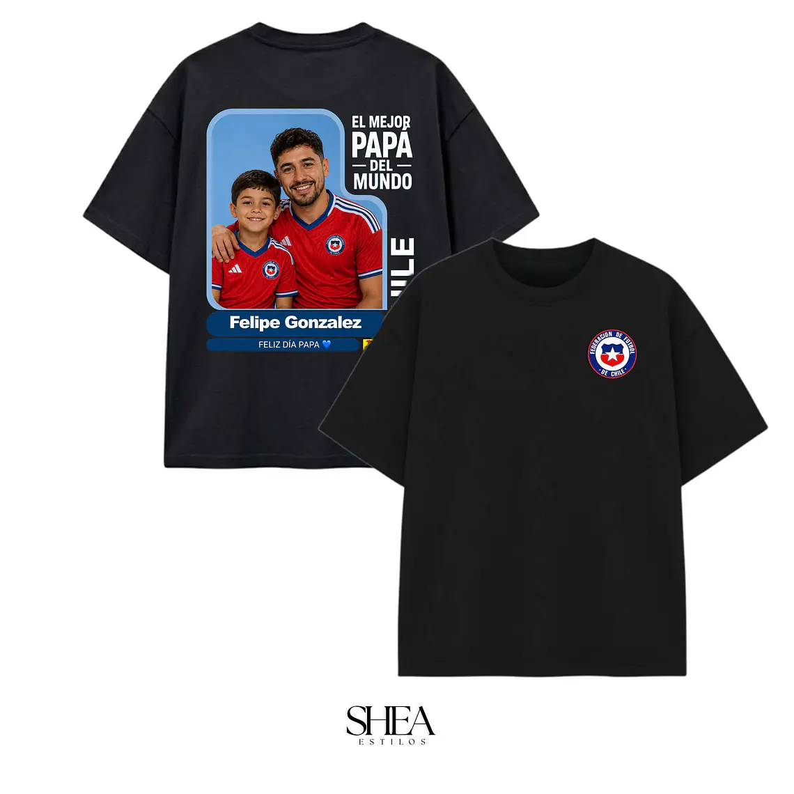 Polera Día del Papá Selección Chilena 1