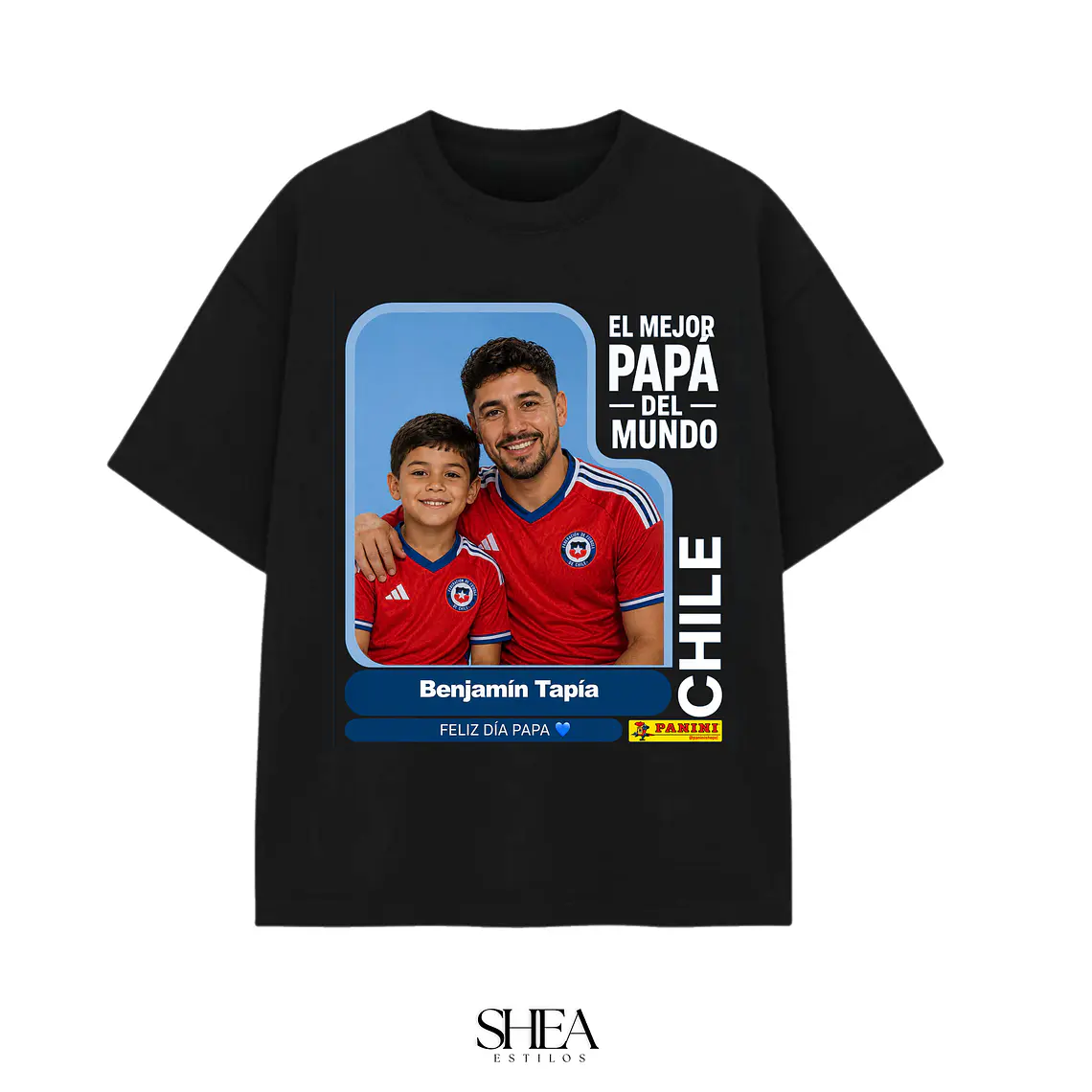 Polera Día del Papá Selección Chilena (Por Adelante) 1