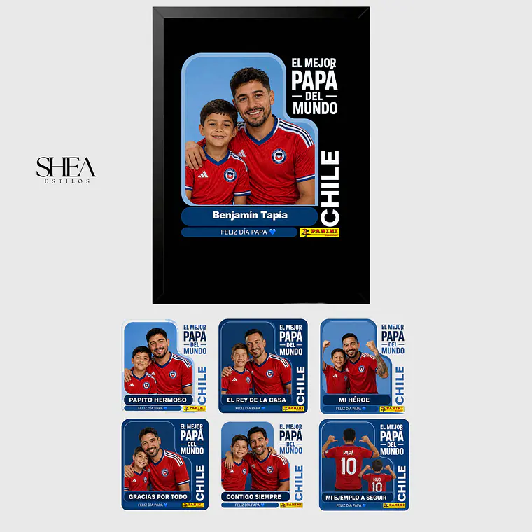 Cuadro Día del Papá Selección Chilena  1