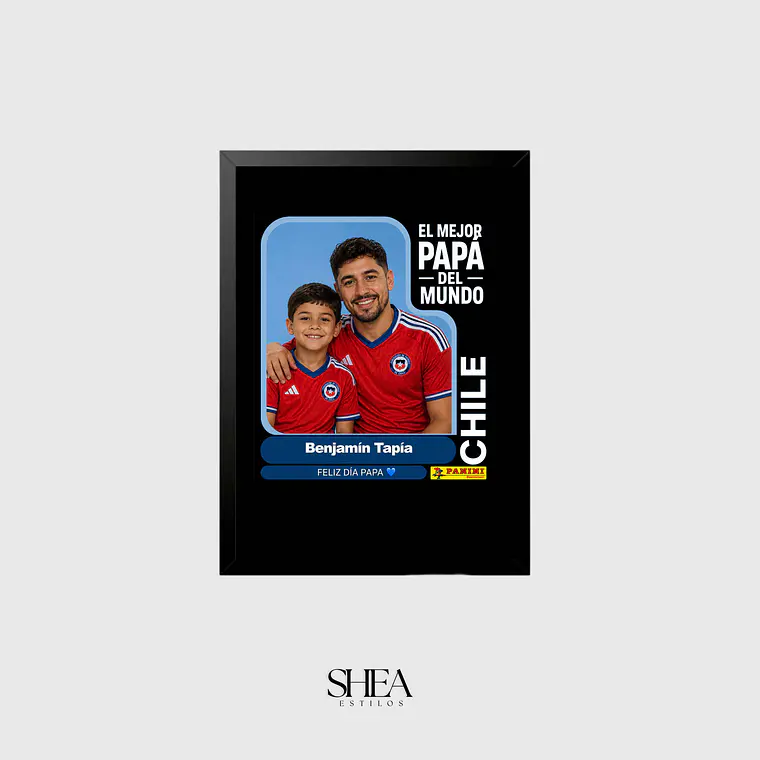 Cuadro Día del Papá Selección Chilena  2