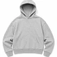Poleron Boxy Fit Gris Melange  (Sin Estampado) - Miniatura 3