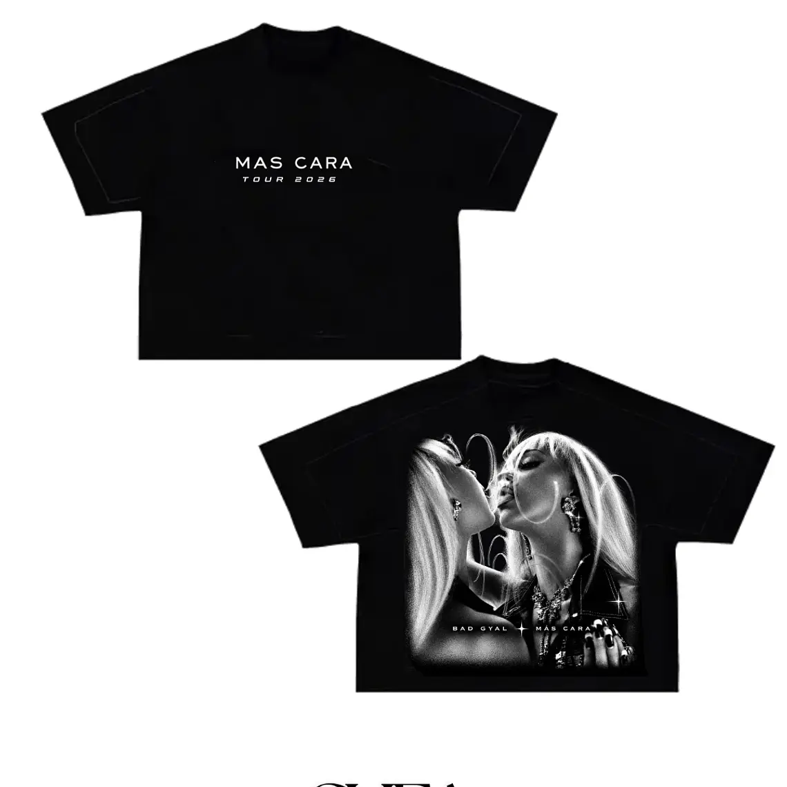 Polera Boxy Fit Bad Gyal 3 1