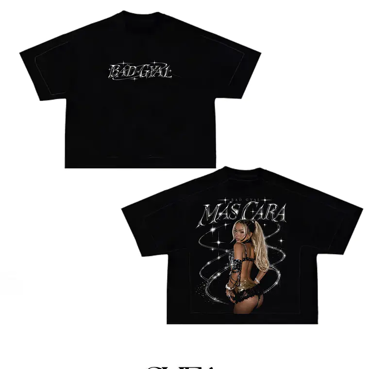 Polera Boxy Fit Bad Gyal 4  1