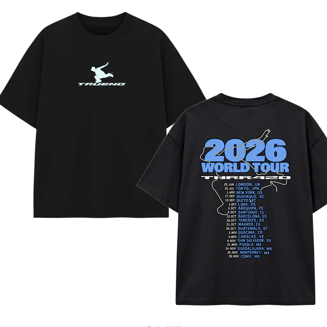 Polera Trueno World Tour 2026 1