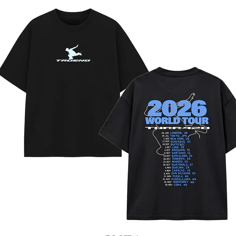 Polera Trueno World Tour 2026 1