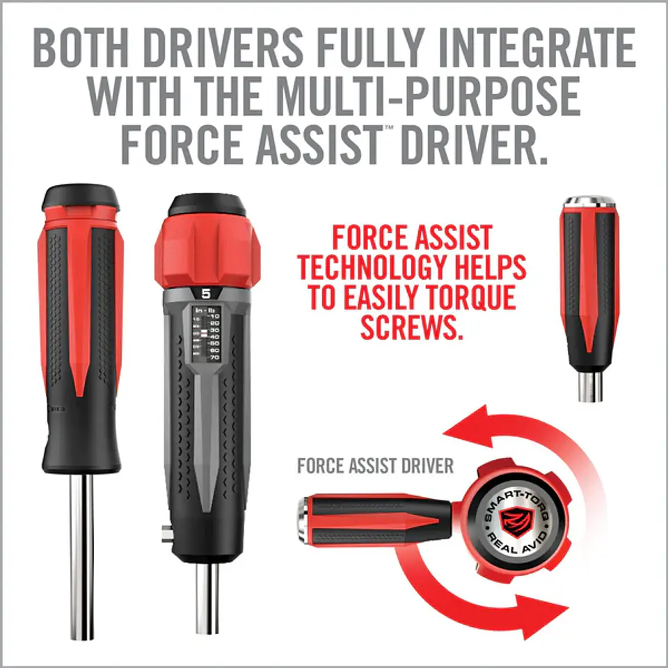 Smart-Torq & Driver Master Set - Real Avid 5