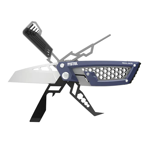Real Avid Gun Tool Edge Pistol – Multiherramienta y Navaja Táctica para Pistolas